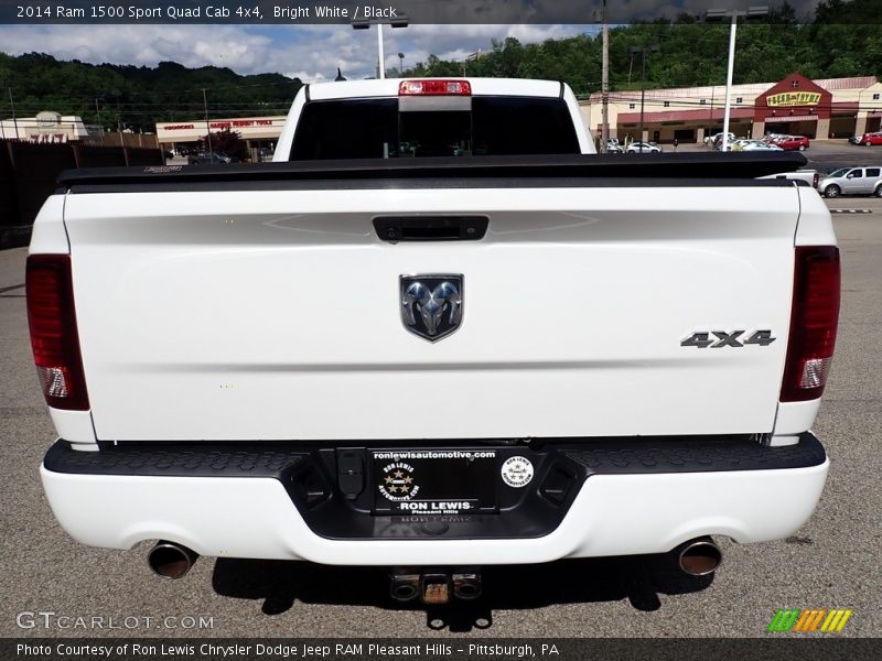 Bright White / Black 2014 Ram 1500 Sport Quad Cab 4x4