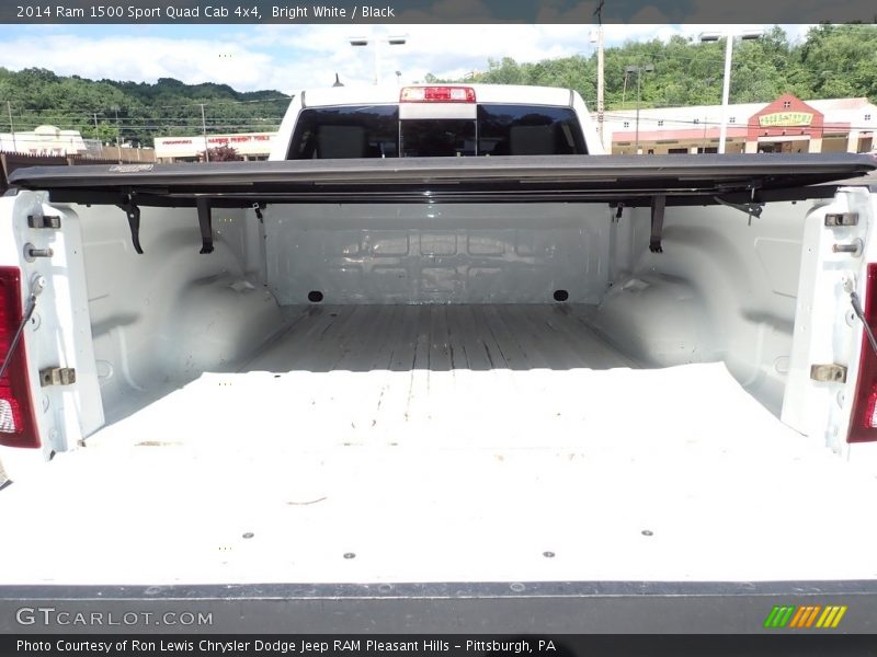 Bright White / Black 2014 Ram 1500 Sport Quad Cab 4x4
