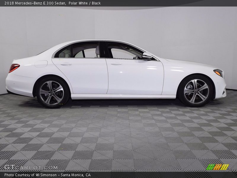 Polar White / Black 2018 Mercedes-Benz E 300 Sedan