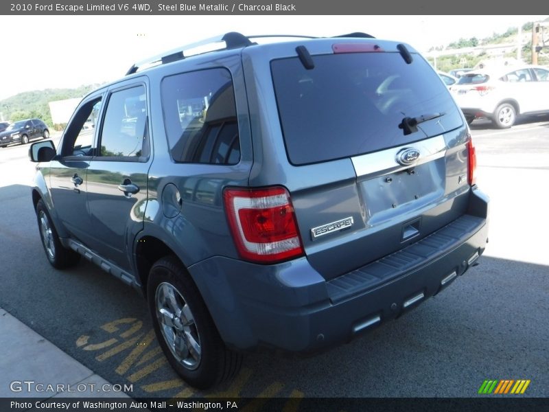 Steel Blue Metallic / Charcoal Black 2010 Ford Escape Limited V6 4WD