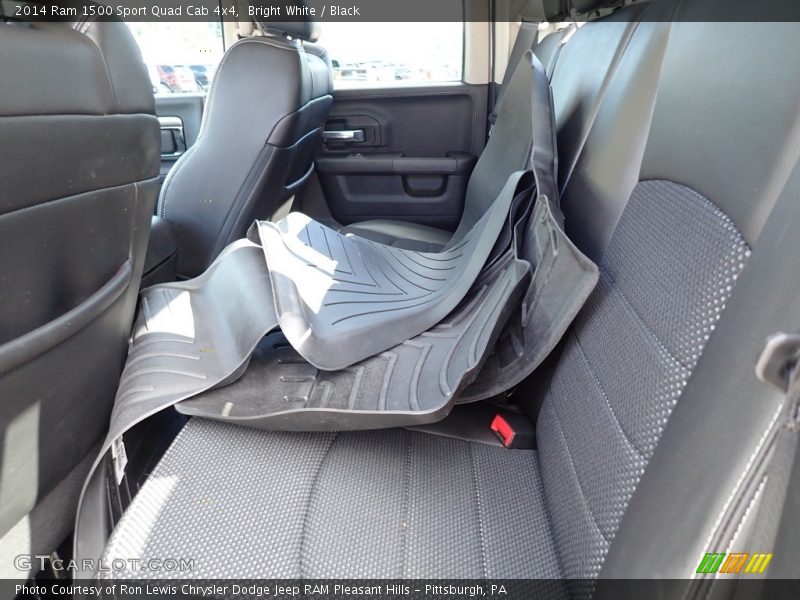 Bright White / Black 2014 Ram 1500 Sport Quad Cab 4x4