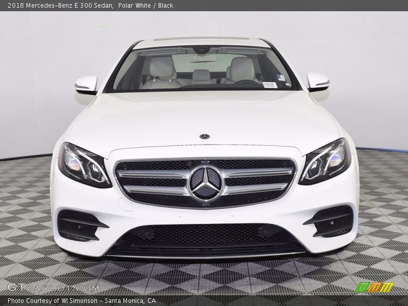 Polar White / Black 2018 Mercedes-Benz E 300 Sedan