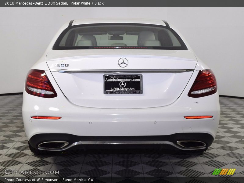 Polar White / Black 2018 Mercedes-Benz E 300 Sedan