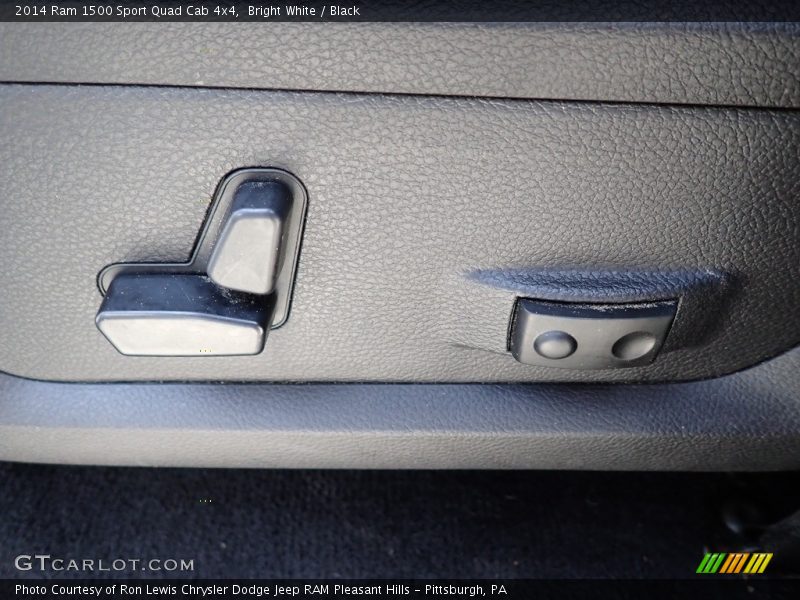 Bright White / Black 2014 Ram 1500 Sport Quad Cab 4x4