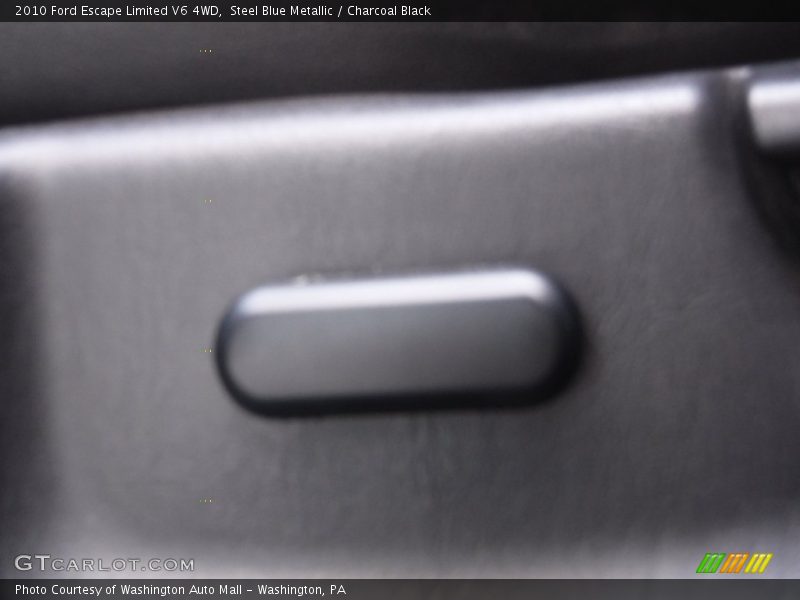Steel Blue Metallic / Charcoal Black 2010 Ford Escape Limited V6 4WD