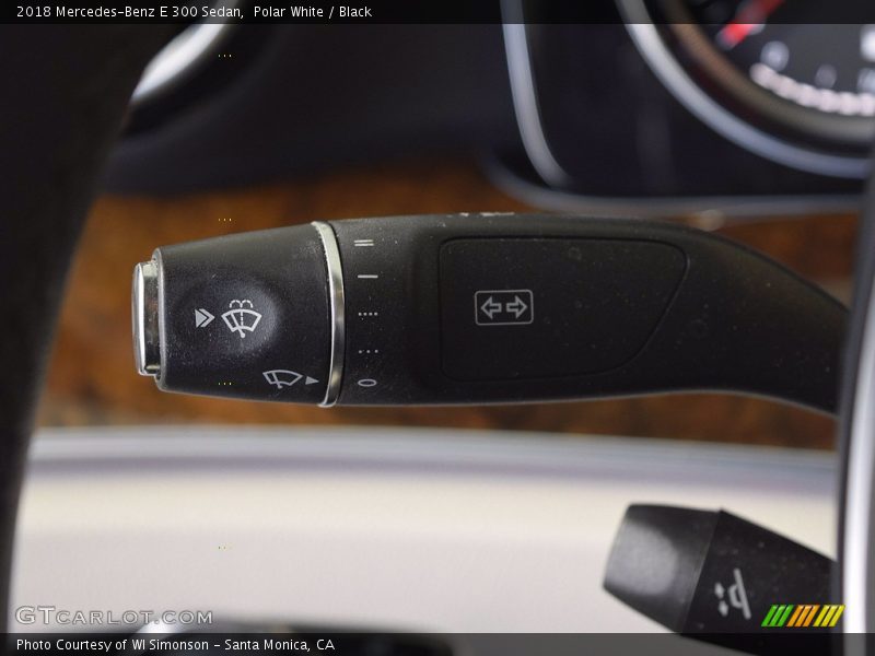 Polar White / Black 2018 Mercedes-Benz E 300 Sedan