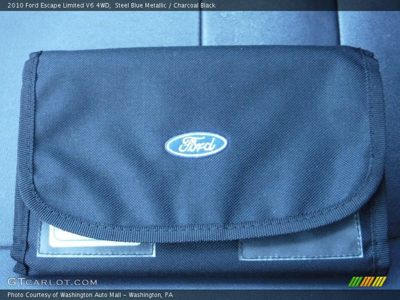 Steel Blue Metallic / Charcoal Black 2010 Ford Escape Limited V6 4WD