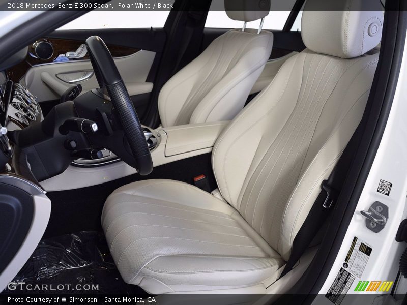 Polar White / Black 2018 Mercedes-Benz E 300 Sedan