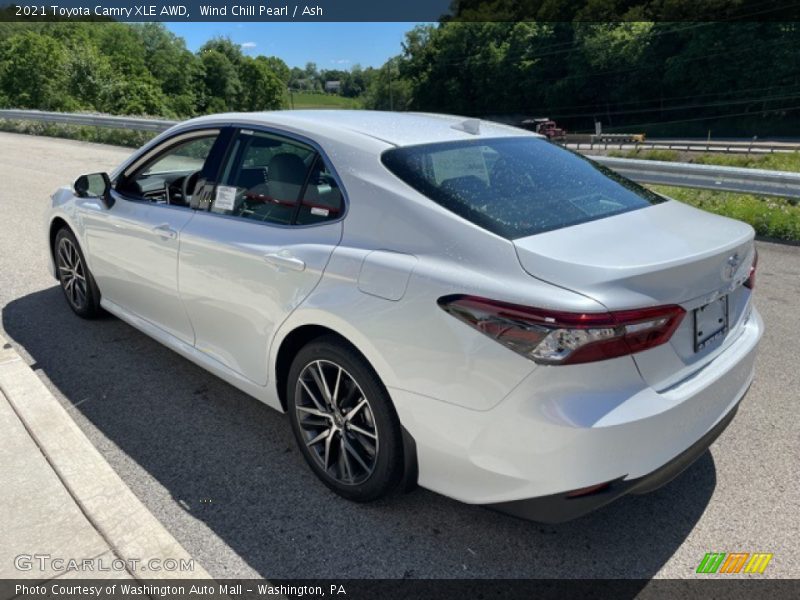 Wind Chill Pearl / Ash 2021 Toyota Camry XLE AWD