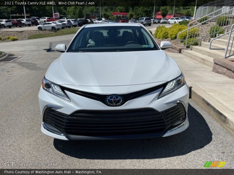 Wind Chill Pearl / Ash 2021 Toyota Camry XLE AWD