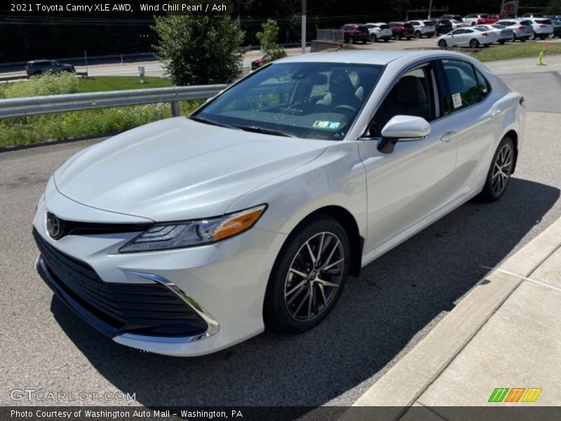 Wind Chill Pearl / Ash 2021 Toyota Camry XLE AWD