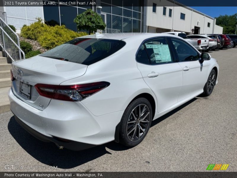 Wind Chill Pearl / Ash 2021 Toyota Camry XLE AWD