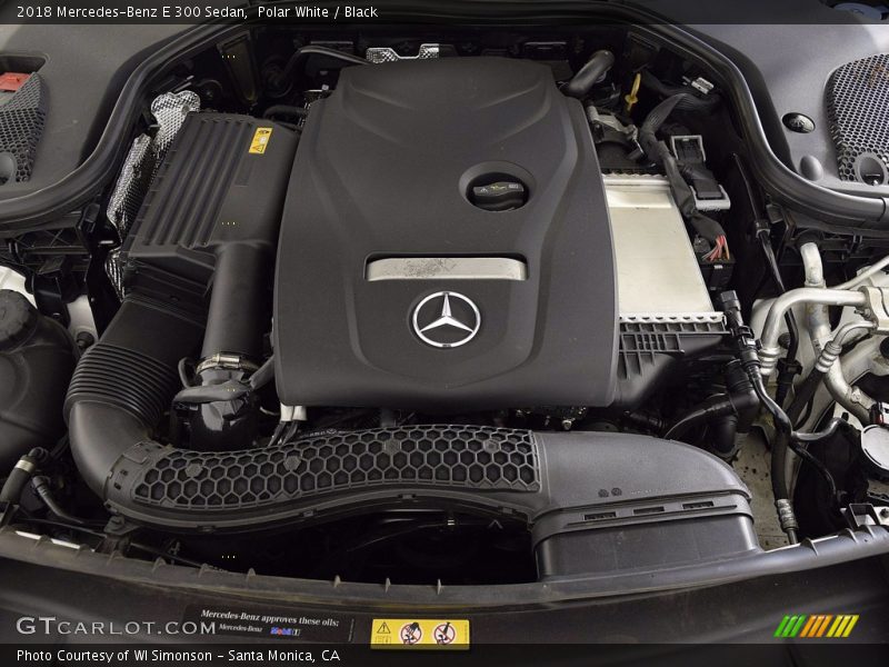 Polar White / Black 2018 Mercedes-Benz E 300 Sedan
