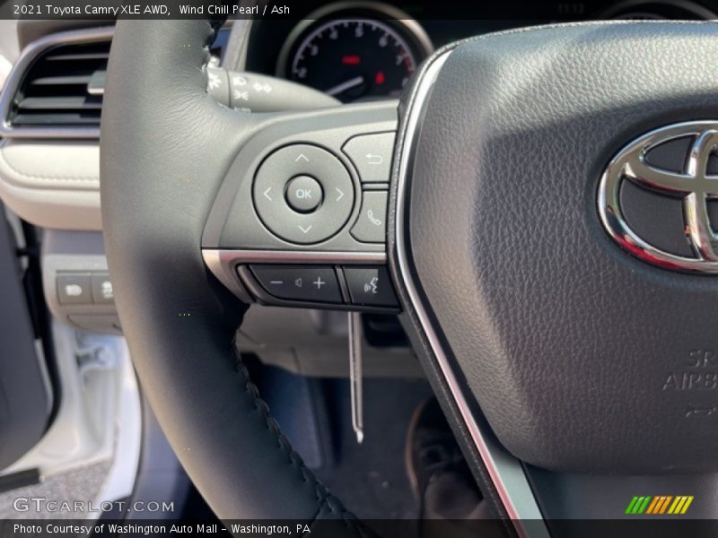 Wind Chill Pearl / Ash 2021 Toyota Camry XLE AWD