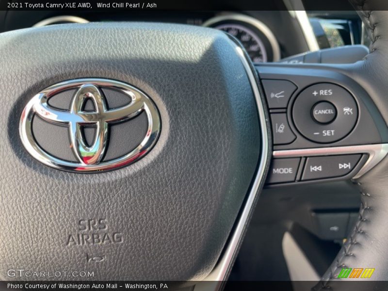 Wind Chill Pearl / Ash 2021 Toyota Camry XLE AWD