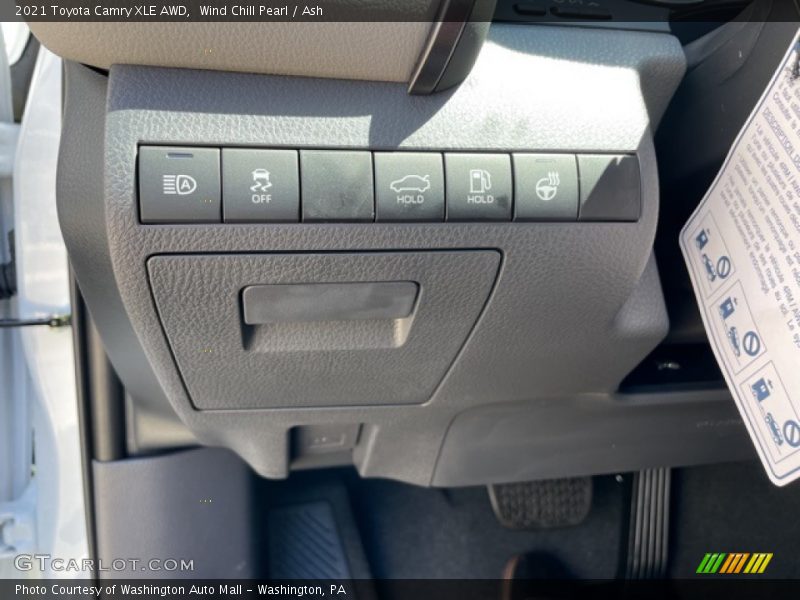 Wind Chill Pearl / Ash 2021 Toyota Camry XLE AWD