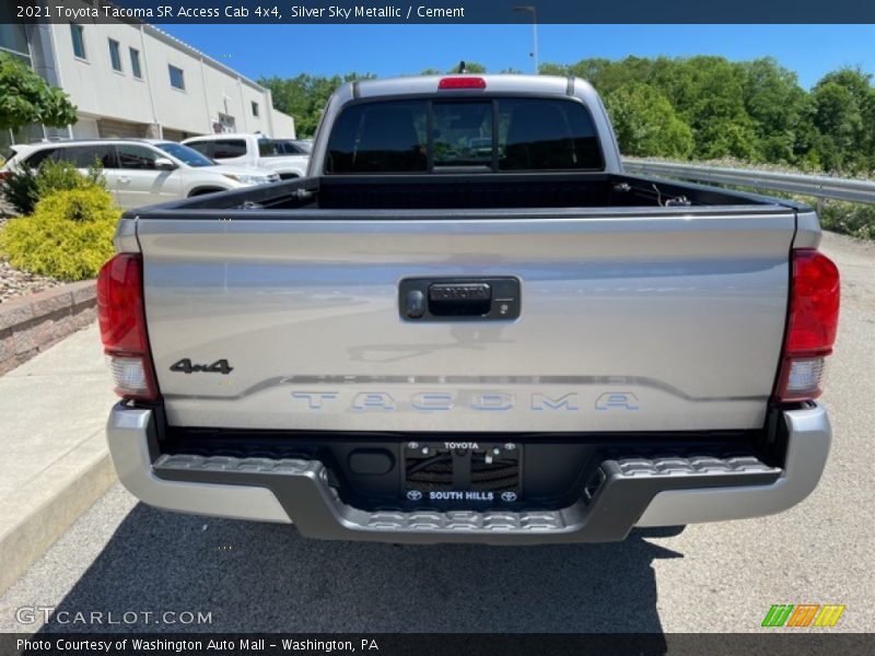 Silver Sky Metallic / Cement 2021 Toyota Tacoma SR Access Cab 4x4