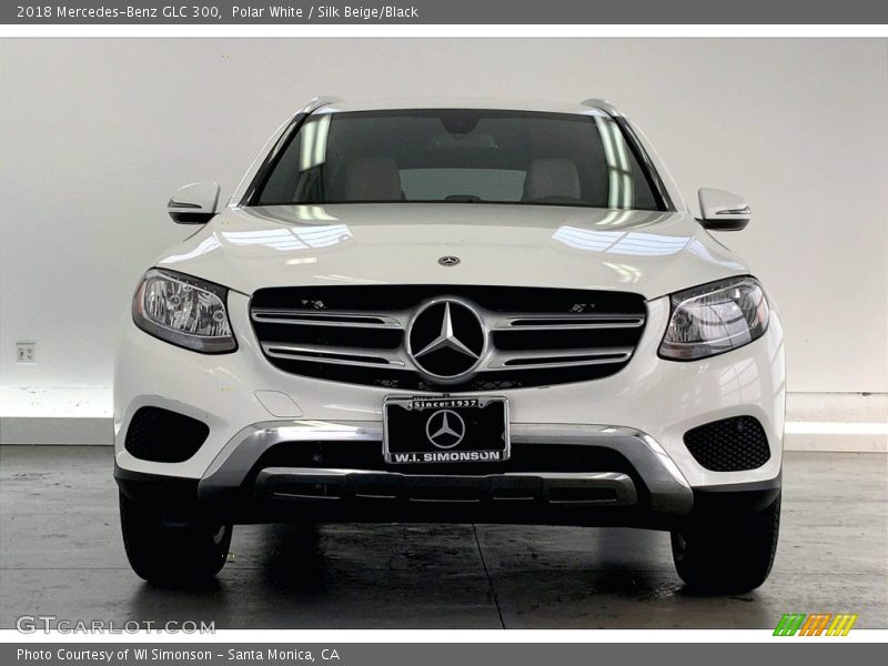 Polar White / Silk Beige/Black 2018 Mercedes-Benz GLC 300