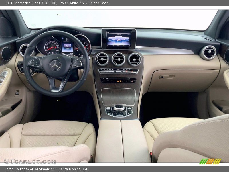 Polar White / Silk Beige/Black 2018 Mercedes-Benz GLC 300