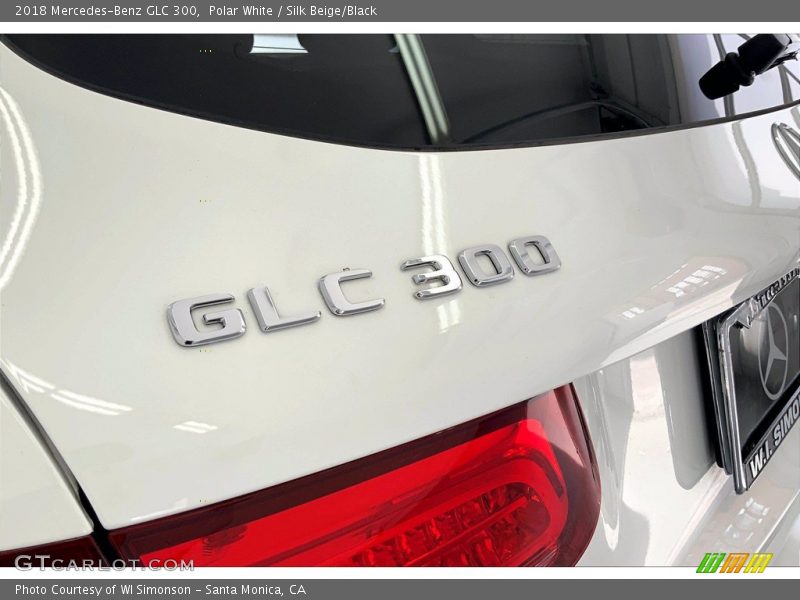 Polar White / Silk Beige/Black 2018 Mercedes-Benz GLC 300
