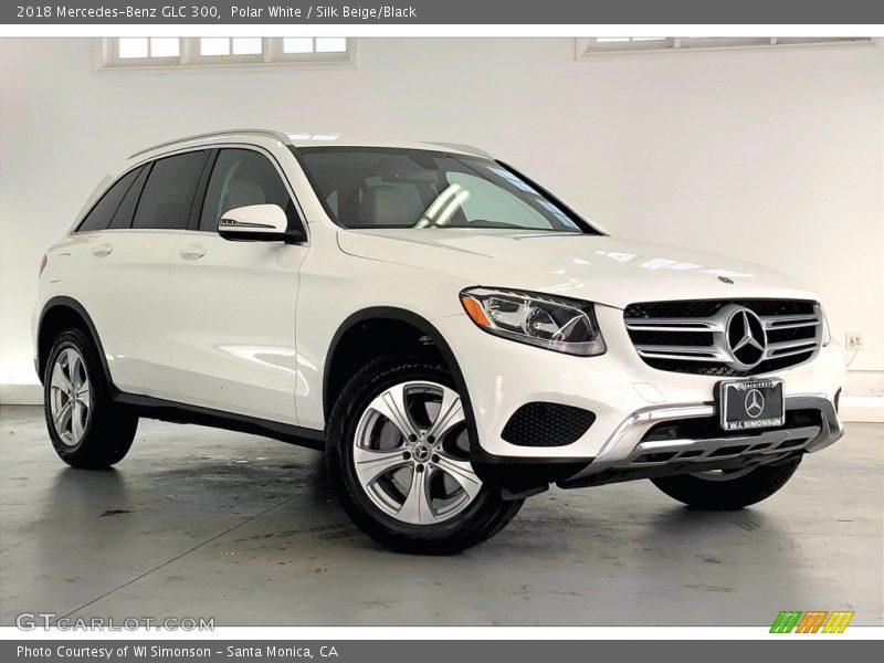 Polar White / Silk Beige/Black 2018 Mercedes-Benz GLC 300