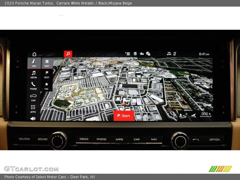 Navigation of 2020 Macan Turbo