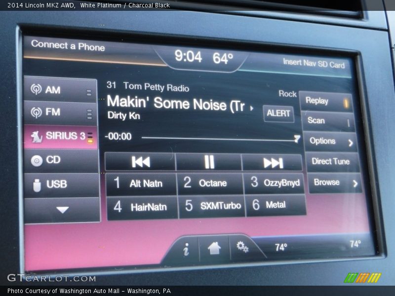Audio System of 2014 MKZ AWD