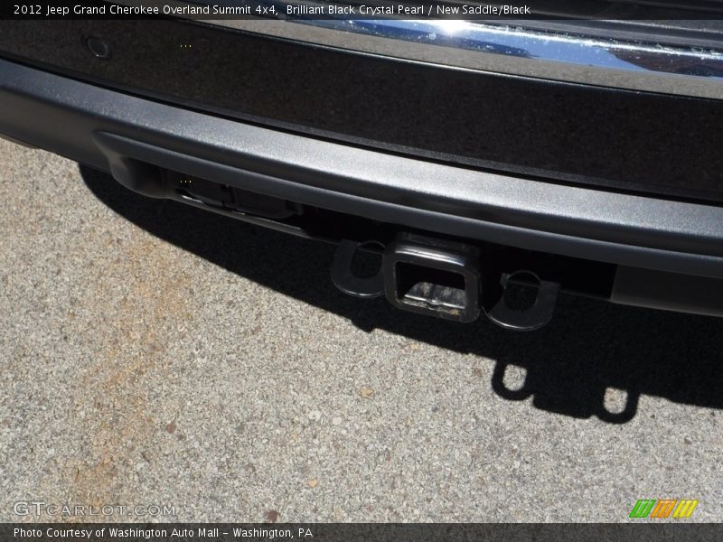 Brilliant Black Crystal Pearl / New Saddle/Black 2012 Jeep Grand Cherokee Overland Summit 4x4