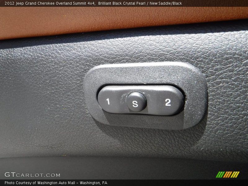 Brilliant Black Crystal Pearl / New Saddle/Black 2012 Jeep Grand Cherokee Overland Summit 4x4