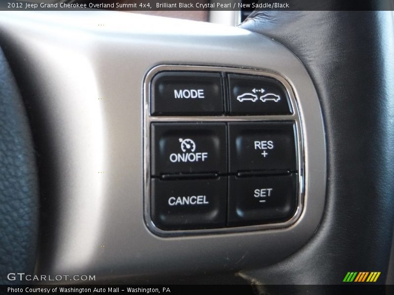 Brilliant Black Crystal Pearl / New Saddle/Black 2012 Jeep Grand Cherokee Overland Summit 4x4