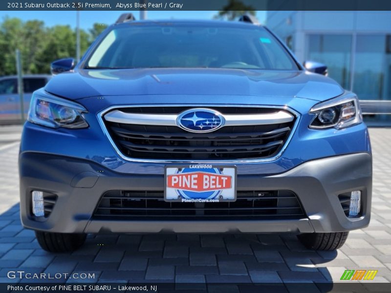 Abyss Blue Pearl / Gray 2021 Subaru Outback 2.5i Premium