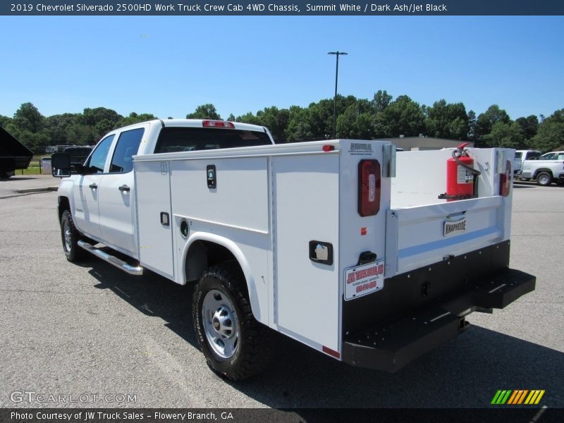 Summit White / Dark Ash/Jet Black 2019 Chevrolet Silverado 2500HD Work Truck Crew Cab 4WD Chassis