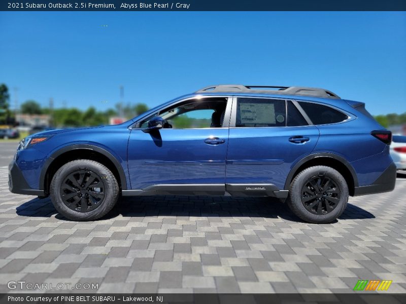  2021 Outback 2.5i Premium Abyss Blue Pearl