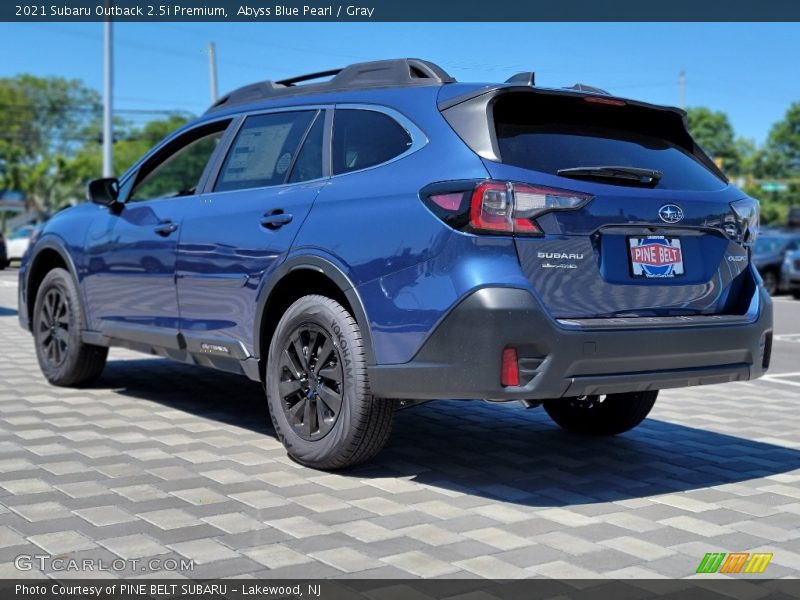 Abyss Blue Pearl / Gray 2021 Subaru Outback 2.5i Premium