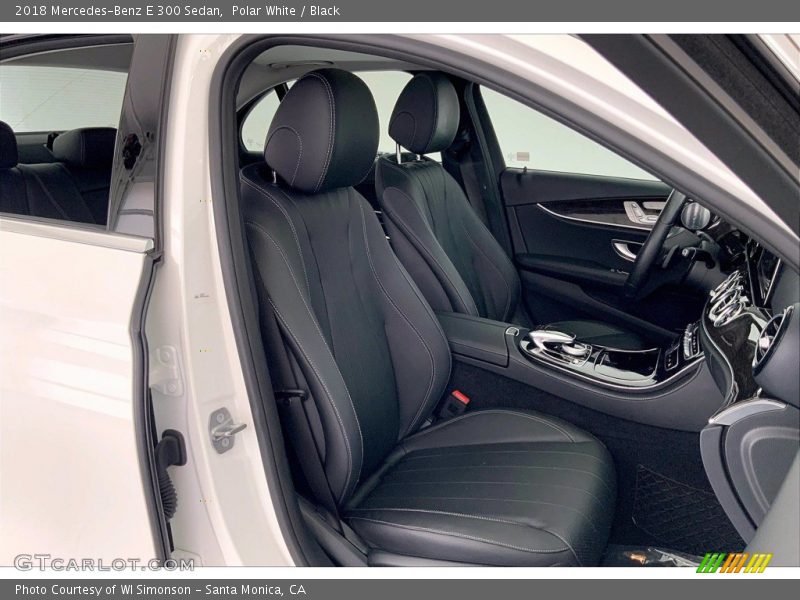 Polar White / Black 2018 Mercedes-Benz E 300 Sedan