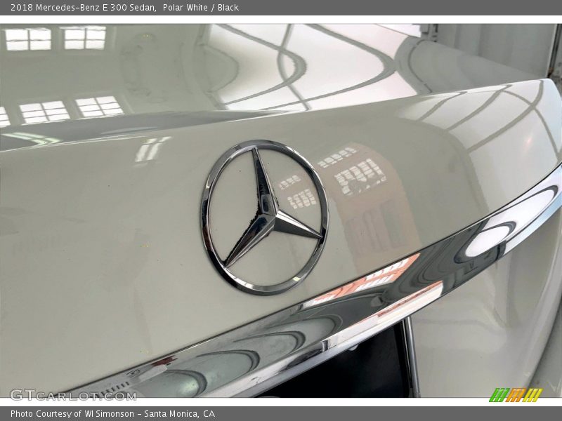 Polar White / Black 2018 Mercedes-Benz E 300 Sedan