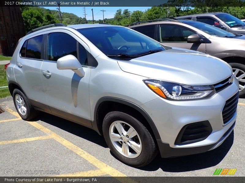 Silver Ice Metallic / Jet Black 2017 Chevrolet Trax LT AWD