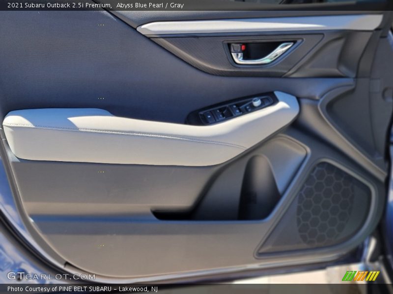 Abyss Blue Pearl / Gray 2021 Subaru Outback 2.5i Premium