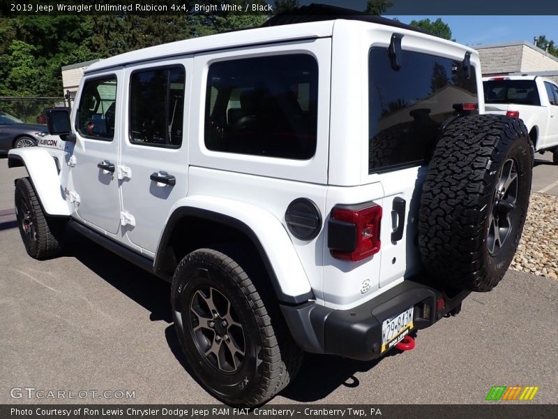 Bright White / Black 2019 Jeep Wrangler Unlimited Rubicon 4x4