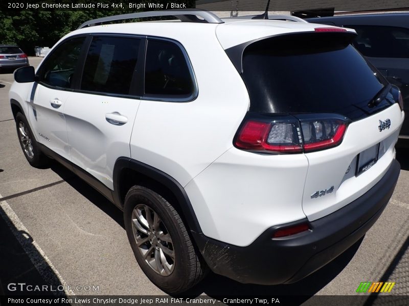 Bright White / Black 2020 Jeep Cherokee Latitude Plus 4x4