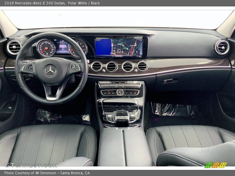 Polar White / Black 2018 Mercedes-Benz E 300 Sedan