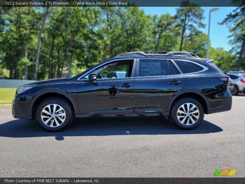 Crystal Black Silica / Slate Black 2021 Subaru Outback 2.5i Premium