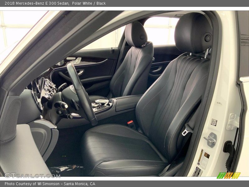 Polar White / Black 2018 Mercedes-Benz E 300 Sedan