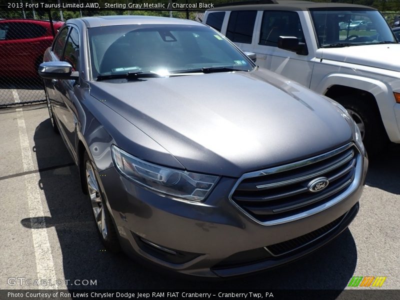 Sterling Gray Metallic / Charcoal Black 2013 Ford Taurus Limited AWD