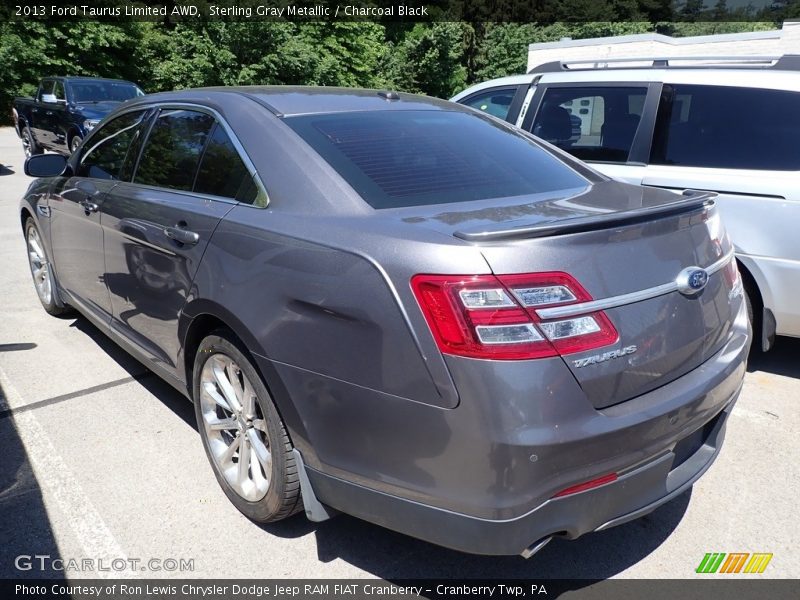 Sterling Gray Metallic / Charcoal Black 2013 Ford Taurus Limited AWD