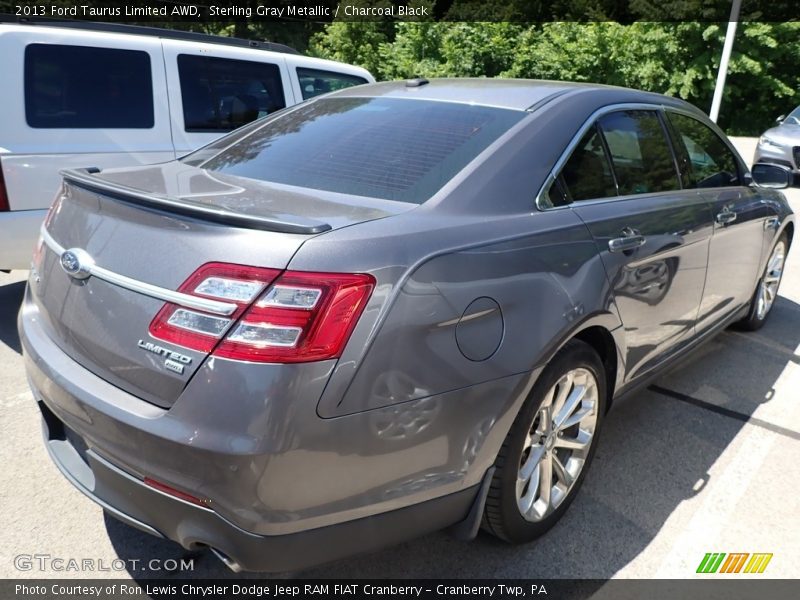 Sterling Gray Metallic / Charcoal Black 2013 Ford Taurus Limited AWD