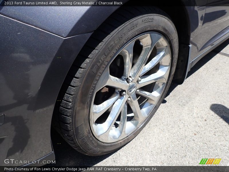 Sterling Gray Metallic / Charcoal Black 2013 Ford Taurus Limited AWD
