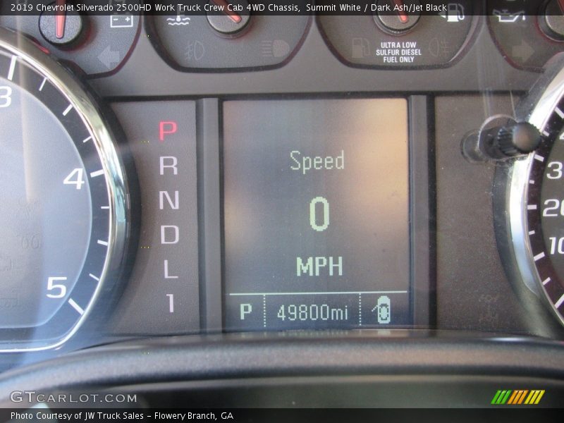 Summit White / Dark Ash/Jet Black 2019 Chevrolet Silverado 2500HD Work Truck Crew Cab 4WD Chassis