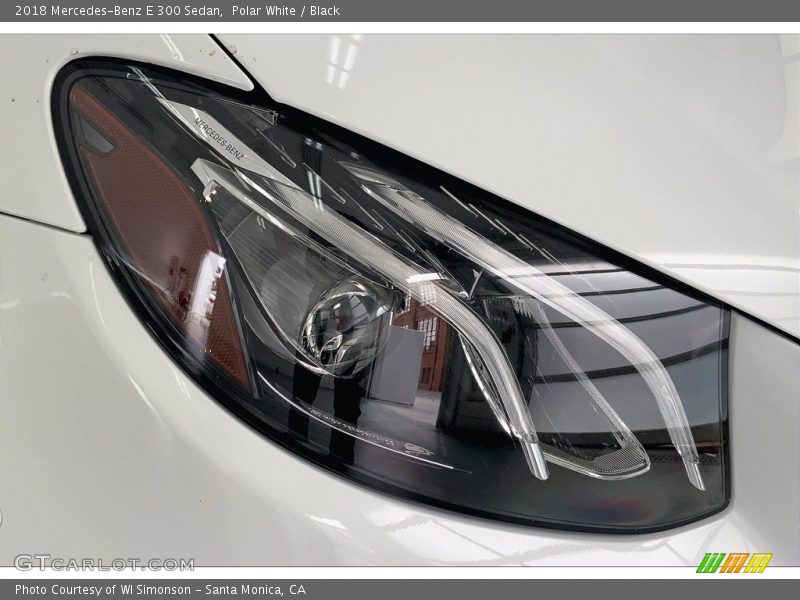 Polar White / Black 2018 Mercedes-Benz E 300 Sedan