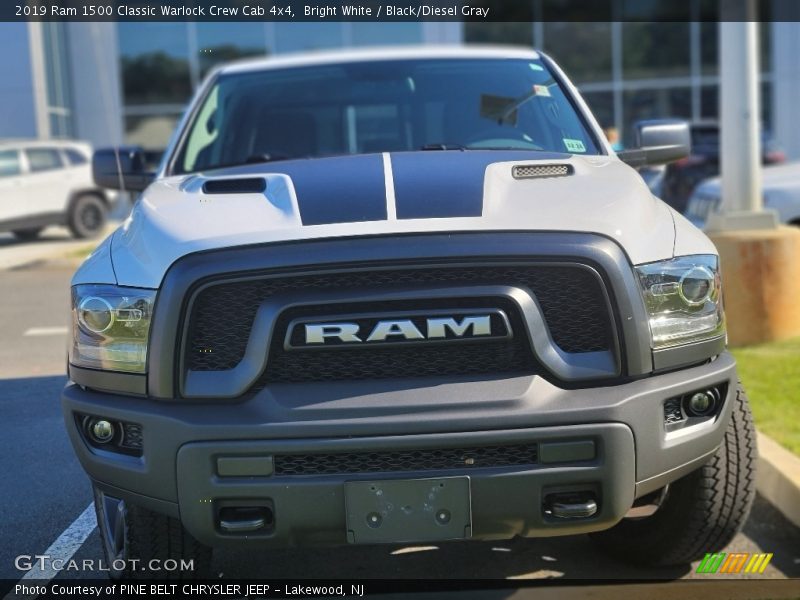 Bright White / Black/Diesel Gray 2019 Ram 1500 Classic Warlock Crew Cab 4x4